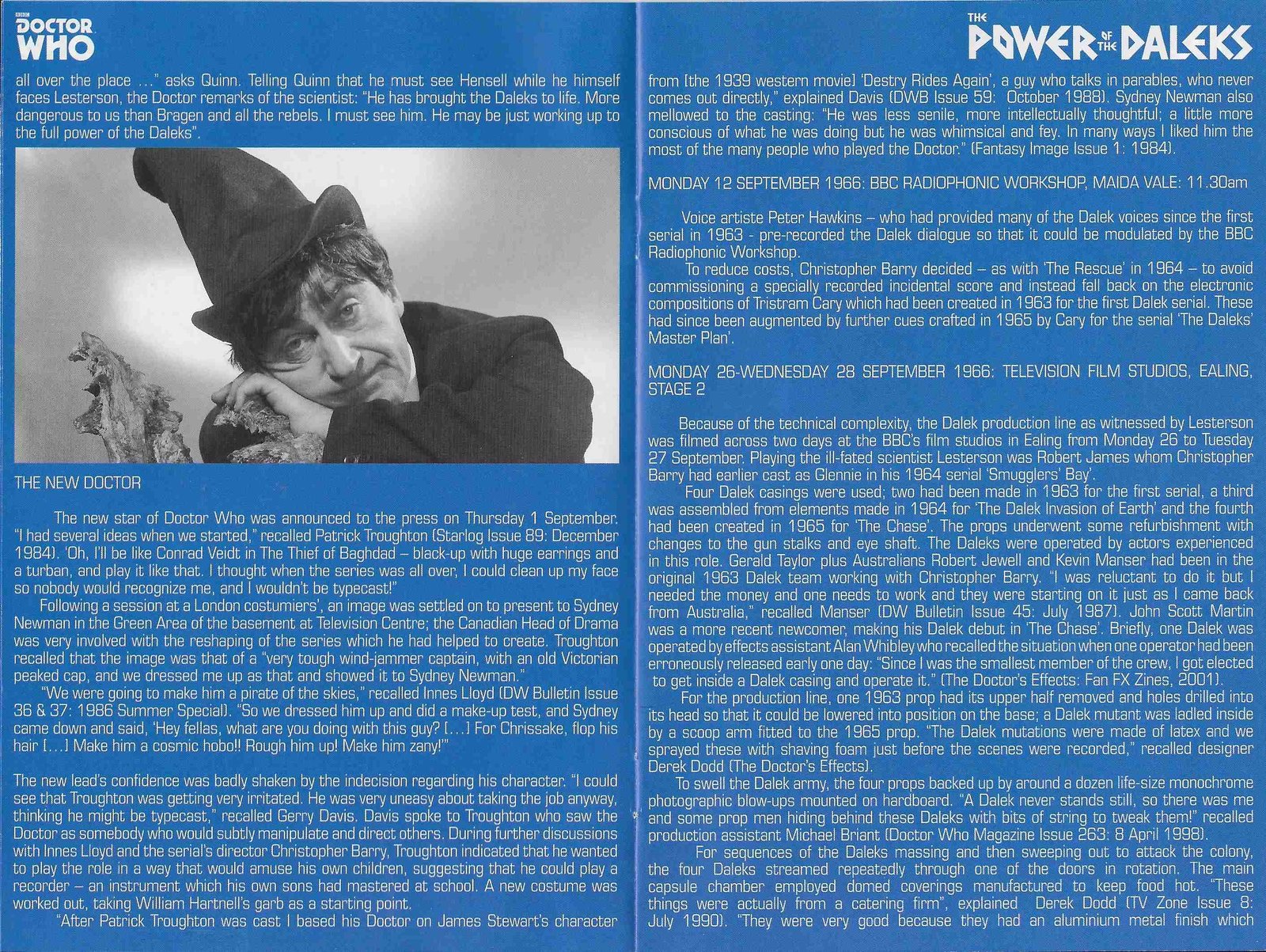 Inserts from BBCDVD 4163
